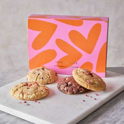 Valentine’s Day Cookie Gift Box - Box Of 4