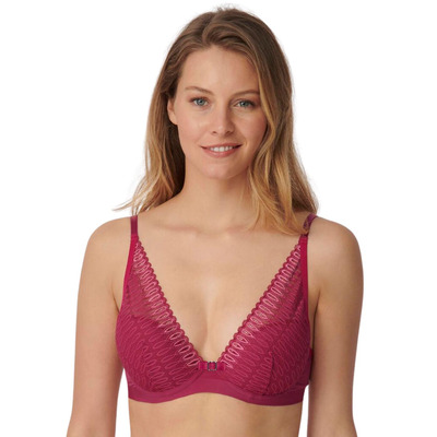 Triumph Aura Spotlight High Apex Padded Bra - Cassis Sode