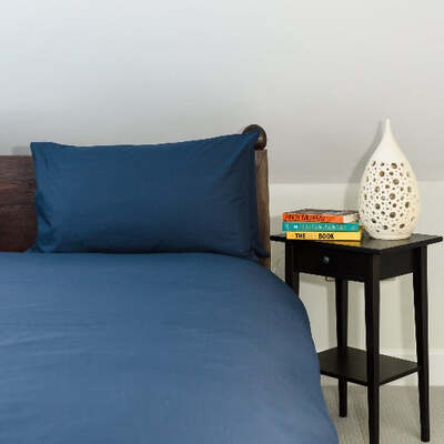 Polycotton Navy Blue - Extra Large Single Duvet Cover – The Big Little Duvet Co.
