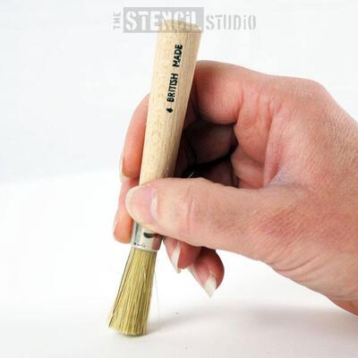 Mini Stencil Brush - No 4 - 6mm - No.4 - 6mm