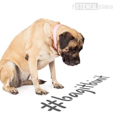 Bagitbinit Hashtag Stencil - L/A2 Pack of 10 Stencils