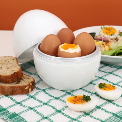 Super Quick Hard/Soft/Poached/Boiled Egg Microwave Steamer Cooker