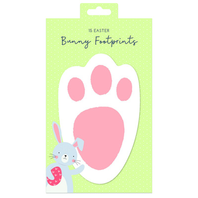 Easter Bunny Rabbit Feet Footprints Egg Hunt Crafts & Games