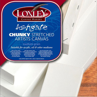 Loxley Ashgate Chunky Edge Stretched Canvases - Assorted Sizes - 1 Canvas - 356 x 254mm (14 x 10)"