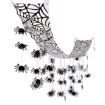 6M Spiders & Cobweb Halloween Hanging Ceiling Party Decoration