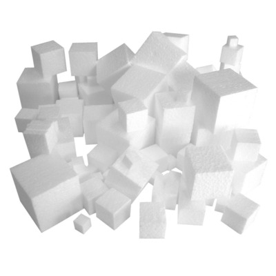 200 Polystyrene Cubes Modelling 10mm 20mm 30mm 40mm