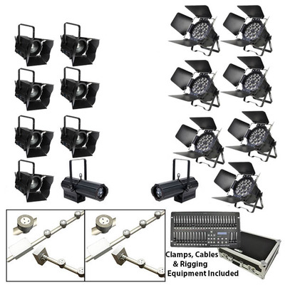 Complete Stage Lighting Installation Package Silver Level