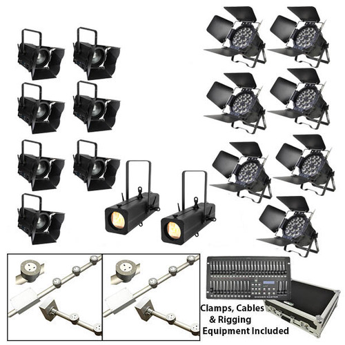 Complete Stage Lighting Installation Package Silver Level