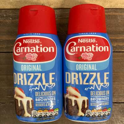2x Nestle Carnation Original Drizzle Bottles (2x450g)