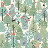 My Kingdom Wild Wood Wallpaper Green Muriva M51604