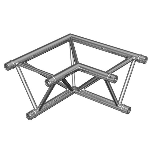 Contestage Trio290 Truss 2 Way 90 Degree Horizontal Corner - Aluminium