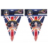20ft King Charles Coronation Triangle Union Jack Bunting - TWO PACKS (40FT)