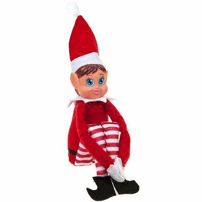 30cm Elves Elf Behavin’ Badly On Shelf Naughty Christmas Toy - Girl Elf