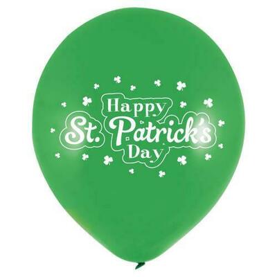 Green Irish Ireland Balloons Happy St Patricks Day - FOUR PACKS (X38 749)