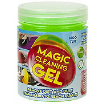 160g All-Purpose Magic Cleaning Gel Gum Cleaner - Assorted - Green/Apple