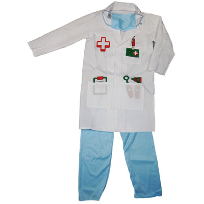Childrens Role Play Fancy Dress Costumes For Ages 3-7 - Doctor - 5-7 Years