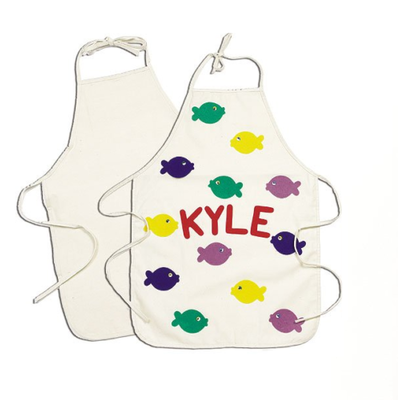 Childrens Painting Cooking Apron Personalise Your Own Design