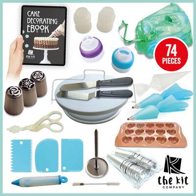 The Kit Company™ Cake Decorating Kit &pipe; 74 pieces of professional equipment - Various / 74 Pieces