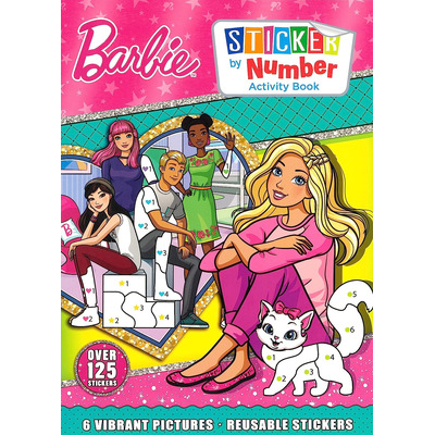 Barbie Movie Sticker By Number Activity Book
