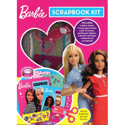Girls Kids Make Your Own Barbie Movie Scrapbook Craft Kit