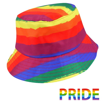 Unisex Adult Rainbow Gay Pride Bucket Hat - 2