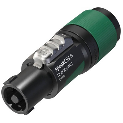 Neutrik NL4FXX-W-S SpeakON 4 Pole Connector 6-12mm