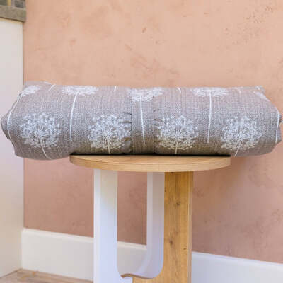 Dog Bed Duvet Cover in Two Sizes Polycotton Toile Grey/White - Medium - Large – The Big Little Duvet Co.