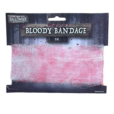 3m Bloody Blood Stained Gauze Bandage Halloween Prop