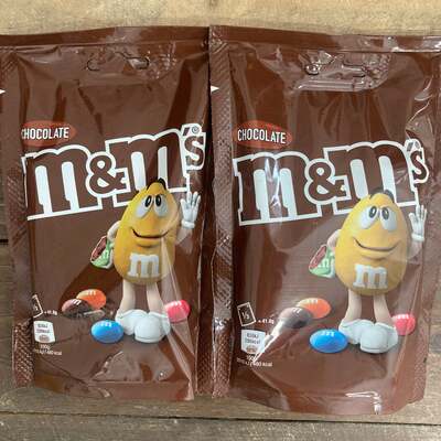 3x M&M’s Milk Chocolate Pouch Bags (3x125g)