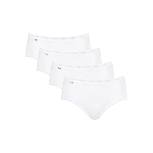 Sloggi Basic Midi Brief 4 Pack - White