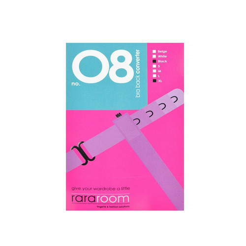 Rararoom No. 8 Bra Back Converter - Black