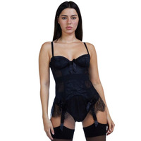 Image of Playful Promises Bettie Page Tempest Lace Basque