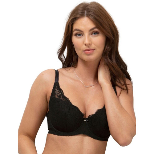Charnos Opera Padded Balcony Bra - Black