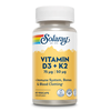 Image of Solaray Vitamin D3 + K2 75ug 50ug 60's