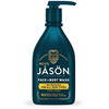 Image of Jason Men's Face + Body Wash Refreshing For All Skin Types Citrus + Ginger 473ml