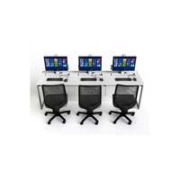 Image of Zioxi Triple P1 Computer Desk - 240W x 70D x 74H - for separate CPUs &