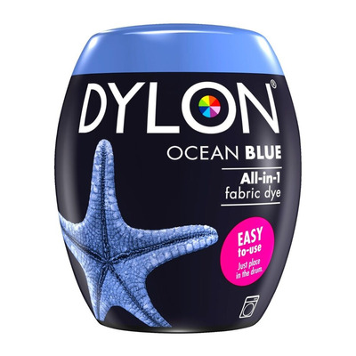 350g Dylon Fabric & Clothes Dye Machine Wash Pods - OCEAN BLUE (350g)