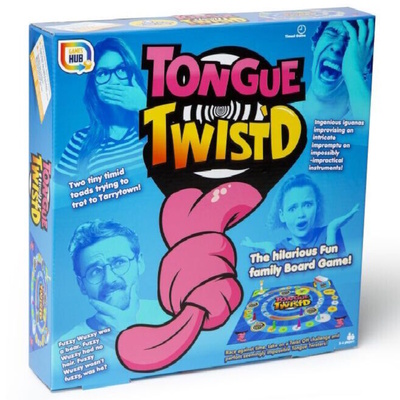 Tongue Twist’d Twister Hilarious Family Party Board Game