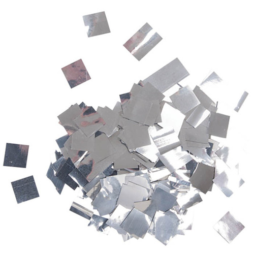 Loose Metallic Confetti 17 x 17mm 1Kg - Silver