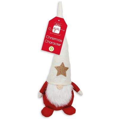 40cm Santa Christmas Gonk Soft Toy With Beard