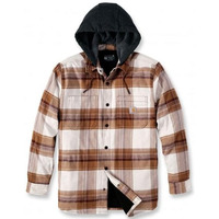 Image of Carhartt Sherpa Lined Hooded Shirt Jacket