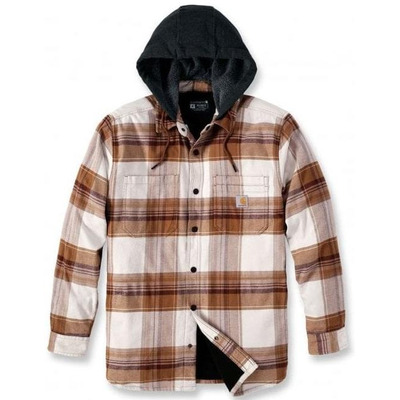 Carhartt Sherpa Lined Hooded Shirt Jacket
