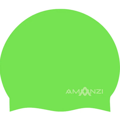 Amanzi Signature Neon Green Swim Cap