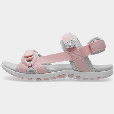 4F Junior Active Sandals - Gray/Pink