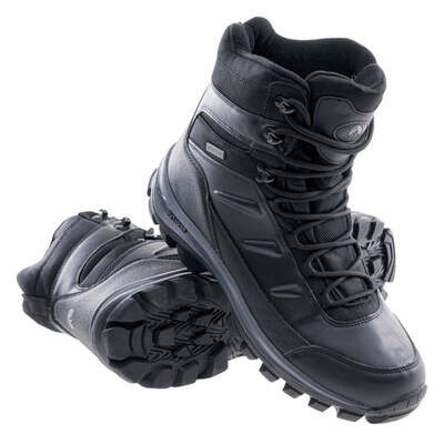 Elbrus Black Spike Mid Waterproof Mens Shoes - Black
