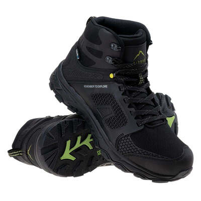 Elbrus Mens Edgero Mid Waterproof Shoes - Black
