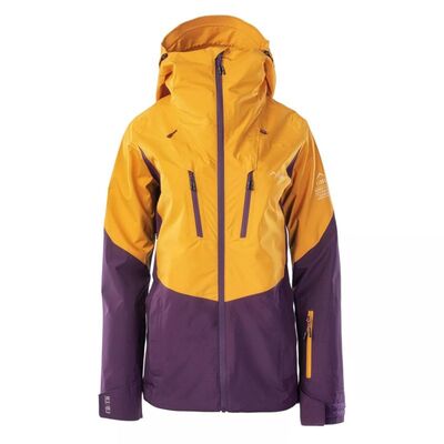 Elbrus Sorena Womens Ski Jacket - Yellow/Purple