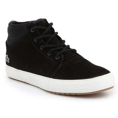 Lacoste Womens Ampthill Chukka Shoes - Black