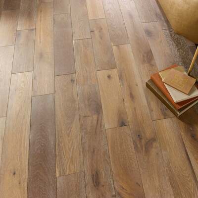 Lusso Modena Smoked Grey Brushed & Oiled Engineered Oak – Lusso