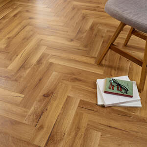 Lusso Siena Helsinki Herringbone Laminate Flooring 12mm